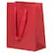 JAM Paper Medium Red Matte Heavy Duty Kraft Gift Bags, 10ct.